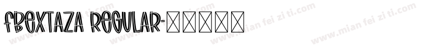 FbExtaza Regular字体转换